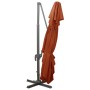Sombrilla jardín voladiza cubierta doble terracota 400x300 cm von , Sonnenschirme - Ref: Foro24-312383, Preis: 323,59 €, Raba...