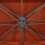 Sombrilla jardín voladiza cubierta doble terracota 400x300 cm von , Sonnenschirme - Ref: Foro24-312383, Preis: 323,59 €, Raba...