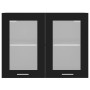 Hängender Küchenschrank aus schwarzem Sperrholz, 80 x 31 x 60 cm von vidaXL, Küchenschränke - Ref: Foro24-802530, Preis: 74,9...