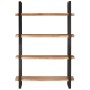Estantería de 4 niveles madera maciza de acacia 120x40x180 cm von , Bücherregale und Regale - Ref: Foro24-321065, Preis: 429,...