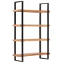 Estantería de 4 niveles madera maciza de acacia 120x40x180 cm von , Bücherregale und Regale - Ref: Foro24-321065, Preis: 429,...