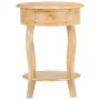 Mesa auxiliar de madera maciza de mango 37x37x61 cm by , Side tables - Ref: Foro24-321789, Price: 131,33 €, Discount: %