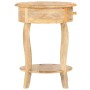 Mesa auxiliar de madera maciza de mango 37x37x61 cm by , Side tables - Ref: Foro24-321789, Price: 131,33 €, Discount: %