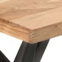 Mesa de comedor de madera maciza de acacia 120x60x76 cm von , Küchen- und Esstische - Ref: Foro24-323559, Preis: 241,19 €, Ra...