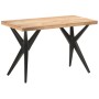 Mesa de comedor de madera maciza de acacia 120x60x76 cm von , Küchen- und Esstische - Ref: Foro24-323559, Preis: 241,19 €, Ra...