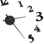 Reloj 3D de pared con diseño moderno blanco y negro 100 cm XXL by , Wall clocks - Ref: Foro24-325150, Price: 20,95 €, Discoun...