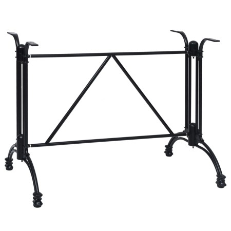 Pata de mesa de bistró aluminio fundido negro 93x60x72 cm von , Tischbeine - Ref: Foro24-325436, Preis: 117,42 €, Rabatt: %