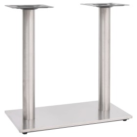 Pata de mesa de bistró acero inoxidable plateado 70x40x72 cm von , Tischbeine - Ref: Foro24-325441, Preis: 101,92 €, Rabatt: %