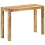 Mesa consola de madera de mango rugosa 110x35x76 cm by , Side tables - Ref: Foro24-337270, Price: 118,16 €, Discount: %