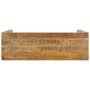 Mesa consola de madera de mango rugosa 110x35x76 cm by , Side tables - Ref: Foro24-337270, Price: 118,16 €, Discount: %