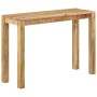 Mesa consola de madera de mango rugosa 110x35x76 cm by , Side tables - Ref: Foro24-337270, Price: 118,16 €, Discount: %