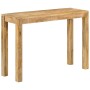 Mesa consola de madera de mango rugosa 110x35x76 cm by , Side tables - Ref: Foro24-337270, Price: 118,16 €, Discount: %