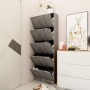 Zapatero 5 puertas madera ingeniería gris hormigón 59x24x167 cm by , Shoe racks and shoe organizers - Ref: Foro24-338140, Pri...