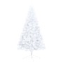 Medio árbol de Navidad con luces y bolas blanco 180 cm by , Christmas trees - Ref: Foro24-3077484, Price: 65,51 €, Discount: %