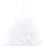 Medio árbol de Navidad con luces y bolas blanco 180 cm by , Christmas trees - Ref: Foro24-3077484, Price: 65,51 €, Discount: %