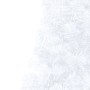 Medio árbol de Navidad con luces y bolas blanco 240 cm by , Christmas trees - Ref: Foro24-3077486, Price: 87,05 €, Discount: %