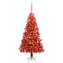 Árbol de Navidad preiluminado con luces y bolas rojo 150 cm von , Weihnachtsbäume - Ref: Foro24-3077685, Preis: 53,05 €, Raba...
