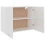 Glossy white engineered wood hanging kitchen cabinet by vidaXL, Kitchen cabinets - Ref: Foro24-801281, Price: 103,43 €, Disco...