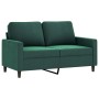 Juego de sofás 4 piezas terciopelo verde oscuro by , Sofas - Ref: Foro24-3201946, Price: 790,54 €, Discount: %