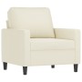 Juego de sofás 4 piezas terciopelo crema by , Sofas - Ref: Foro24-3201952, Price: 760,24 €, Discount: %