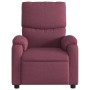 Sillón de masaje reclinable de tela color morado de , Sillones - Ref: Foro24-373429, Precio: 192,73 €, Descuento: %