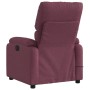 Sillón de masaje reclinable de tela color morado de , Sillones - Ref: Foro24-373429, Precio: 192,73 €, Descuento: %