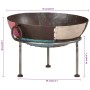 Brasero de hierro 55x55x38 cm by , Chimneys - Ref: Foro24-351639, Price: 91,63 €, Discount: %
