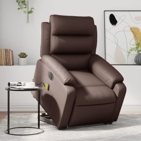Sillón de masaje elevable eléctrico cuero sintético marrón von , Sessel - Ref: Foro24-3205065, Preis: 345,59 €, Rabatt: %