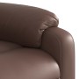 Sillón reclinable elevable cuero sintético marrón by , Armchairs - Ref: Foro24-3205044, Price: 283,55 €, Discount: %