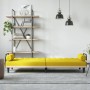 Sofá cama con reposabrazos tela amarillo claro von , Sofas - Ref: Foro24-351941, Preis: 265,87 €, Rabatt: %