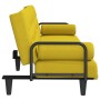 Sofá cama con reposabrazos tela amarillo claro de , Sofás - Ref: Foro24-351941, Precio: 265,72 €