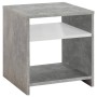 FMD Mesa de centro con estante gris hormigón y blanco von , Couchtisch - Ref: Foro24-428748, Preis: 49,72 €, Rabatt: %