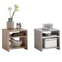 FMD Mesa de centro con estante gris hormigón y blanco von , Couchtisch - Ref: Foro24-428748, Preis: 49,72 €, Rabatt: %