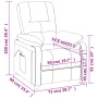 Sillón de masaje de tela rojo tinto von , Elektrische Massagesessel - Ref: Foro24-348290, Preis: 193,21 €, Rabatt: %
