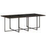Set comedor para jardín 9 pzas y cojines ratán sintético marrón de , Conjuntos de jardín - Ref: Foro24-3210921, Precio: 545,0...