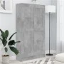 Concrete gray plywood book cabinet 82.5x30.5x150cm by vidaXL, Bookcases and shelves - Ref: Foro24-802727, Price: 124,84 €, Di...