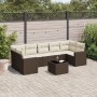 Set sofás de jardín 8 piezas y cojines ratán sintético marrón von , Gartensets - Ref: Foro24-3218733, Preis: 546,25 €, Rabatt: %
