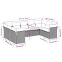 Set muebles jardín 9 pzas y cojines ratán sintético gris claro von , Gartensets - Ref: Foro24-3218132, Preis: 611,98 €, Rabat...