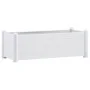Arriate elevado de jardín PP blanco 100x43x35 cm de vidaXL, Maceteros y jardineras - Ref: Foro24-313975, Precio: 108,86 €, De...