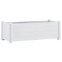 Weißer PP Garten Blumentopf 100x43x35 cm von vidaXL, Töpfe und Pflanzgefäße - Ref: Foro24-313975, Preis: 110,92 €, Rabatt: %