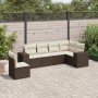 Set sofás de jardín 6 piezas y cojines ratán sintético marrón by , Garden sets - Ref: Foro24-3254970, Price: 437,83 €, Discou...