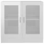 Glossy white plywood display case 82.5x30.5x80 cm by vidaXL, Bookcases and shelves - Ref: Foro24-802747, Price: 80,69 €, Disc...