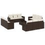 Set de sofás de jardín con cojines 13 piezas ratán PE marrón von , Gartensets - Ref: Foro24-3218773, Preis: 933,73 €, Rabatt: %
