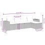 Set comedor de jardín 5 piezas y cojines ratán sintético marrón by , Garden sets - Ref: Foro24-3264399, Price: 320,01 €, Disc...