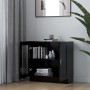Sperrholzvitrine schwarz 82,5x30,5x80 cm von vidaXL, Bücherregale und Regale - Ref: Foro24-802742, Preis: 68,29 €, Rabatt: %
