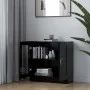 Sperrholzvitrine schwarz 82,5x30,5x80 cm von vidaXL, Bücherregale und Regale - Ref: Foro24-802742, Preis: 67,65 €, Rabatt: %
