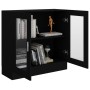 Sperrholzvitrine schwarz 82,5x30,5x80 cm von vidaXL, Bücherregale und Regale - Ref: Foro24-802742, Preis: 68,29 €, Rabatt: %