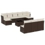 Set de sofás de jardín 11 pzas cojines ratán sintético marrón von , Gartensets - Ref: Foro24-3250142, Preis: 608,24 €, Rabatt: %