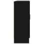 Sperrholzvitrine schwarz 82,5x30,5x80 cm von vidaXL, Bücherregale und Regale - Ref: Foro24-802742, Preis: 67,65 €, Rabatt: %