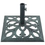 Sonnenschirmständer aus grünem Gusseisen, 12 kg, 49 cm von vidaXL, Schirmständer - Ref: Foro24-47866, Preis: 77,42 €, Rabatt: %